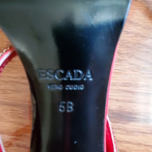 ESCADA Beaded Cocktail Sandals - Picture 5 of 6